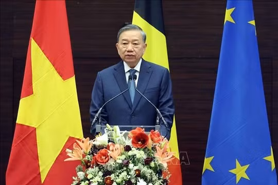 Tổng Bí thư, Chủ tịch nước Tô Lâm phát biểu chính sách tại Viện Quan hệ Quốc tế Hoàng gia Egmont