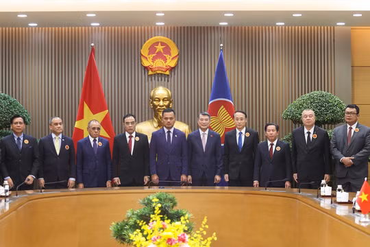 Thủ tướng Lê Minh Hưng tiếp đoàn lãnh đạo cơ quan thực thi pháp luật các nước ASEAN