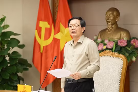 Phó Thủ tướng Hồ Quốc Dũng chủ trì cuộc họp về điều chỉnh Quy hoạch sử dụng đất quốc gia thời kỳ 2021-2030, tầm nhìn đến năm 2050 - Ảnh: VGP