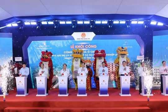 Khởi công 2 dự án nhà ở xã hội quy mô 7.840 căn hộ tại tỉnh Hưng Yên
