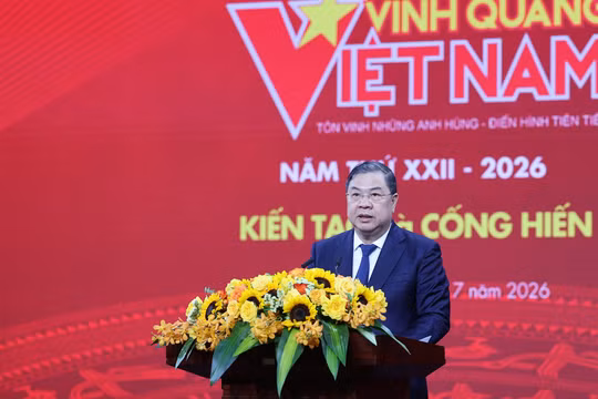 Phó Thủ tướng Thường trực Phạm Gia Túc: 'Vinh quang Việt Nam' là hiện thân của tinh thần thi đua yêu nước