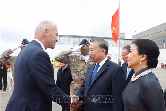 Tổng Bí thư, Chủ tịch nước Tô Lâm bắt đầu thăm chính thức Liên minh châu Âu và Vương quốc Bỉ