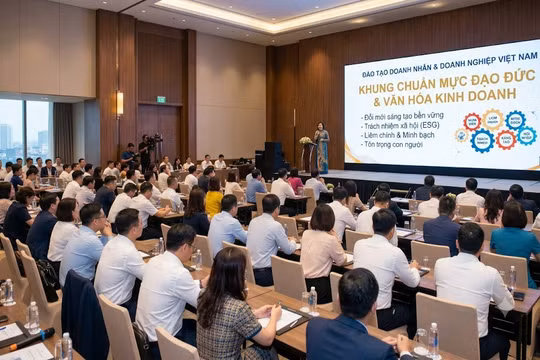 10.000 doanh nhân, doanh nghiệp sẽ được đào tạo Khung chuẩn mực văn hóa kinh doanh