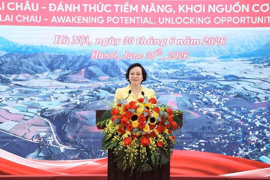Phó Thủ tướng Phạm Thị Thanh Trà: Lai Châu cần đồng hành sát sao, tháo gỡ khó khăn cho doanh nghiệp