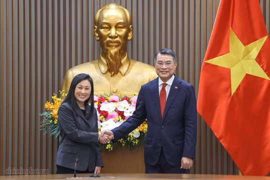 Thủ tướng Chính phủ Lê Minh Hưng tiếp Đại sứ Hoa Kỳ Jennifer Wicks