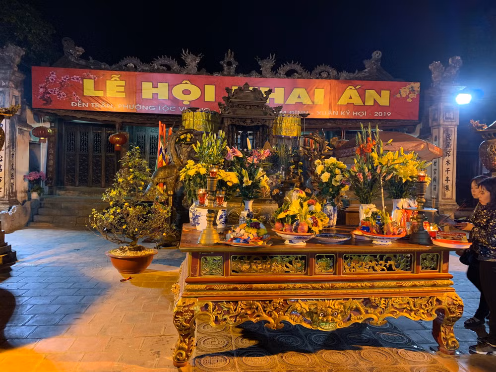 Lễ hội Khai Ấn Đền Trần Nam Định sẽ diễn ra vào đêm ngày 14 rạng sáng ngày 15 tháng giêng năm Kỷ Hợi ( đêm 18 tháng 2 năm 2019) - Ảnh: Hữu Phương