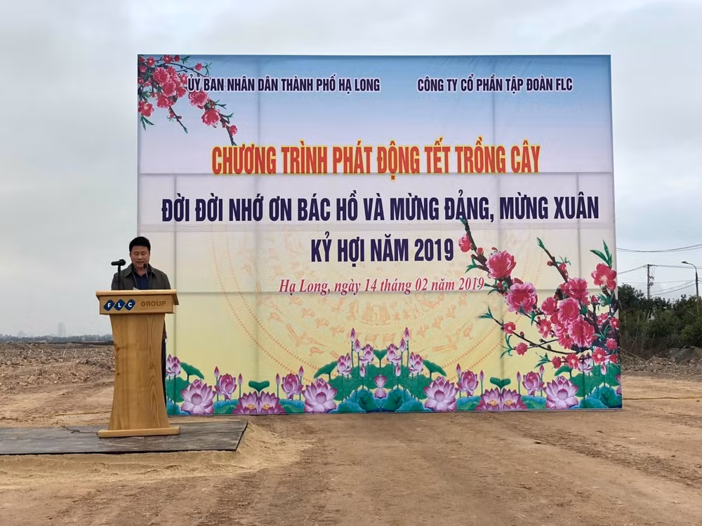 Ông Nguyễn Ngọc Sơn - Phó Chủ tịch TP. Hạ Long phát biểu tại Lễ phát động 