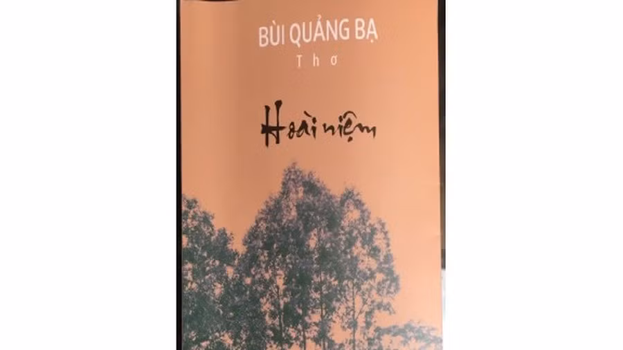 Bìa tập thơ.