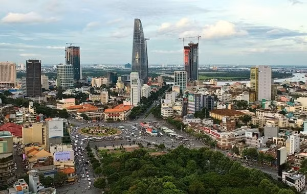 Mục tiêu đến năm 2045, TP Hồ Chí Minh sẽ hoàn thiện hệ thống hạ tầng, phát triển không gian đô thị... Ảnh: TL