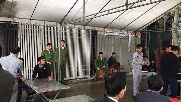 Hiện trường xảy ra vụ án
