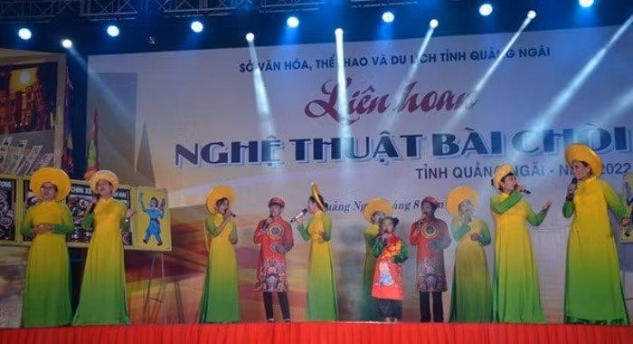 hon 200 dien vien tham gia lien hoan nghe thuat bai choi quang ngai 2022 hinh 3