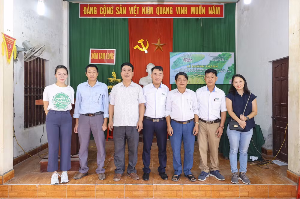 bia huda to chuc khanh thanh cong trinh cap nuoc sach tai ha tinh hinh 3