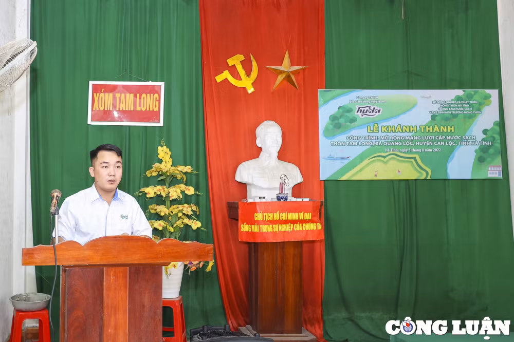 bia huda to chuc khanh thanh cong trinh cap nuoc sach tai ha tinh hinh 1
