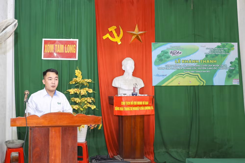 bia huda to chuc khanh thanh cong trinh cap nuoc sach tai ha tinh hinh 1