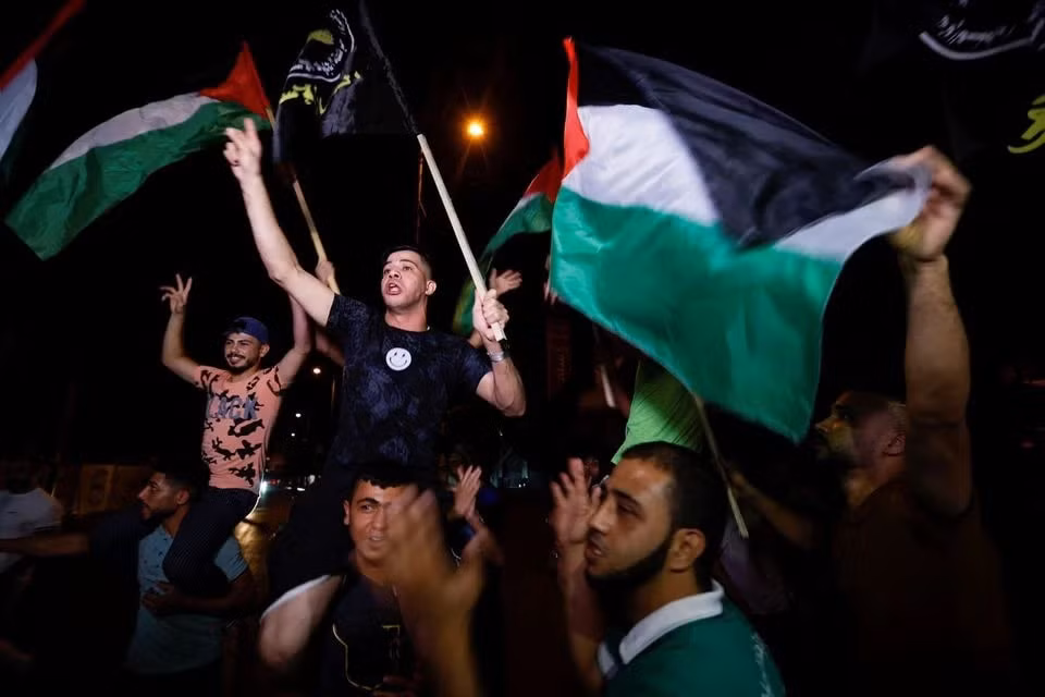 israel va cac chien binh o dai gaza tuyen bo dinh chien hinh 1
