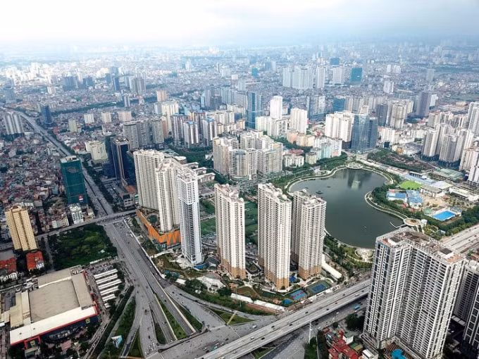 Giá chung cư ở Hà Nội chững lại, thậm chí giảm sâu nhưng ở giá đất nhiều khu vực lại tăng mạnh. Ảnh minh họa
