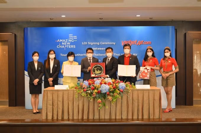 vietjet hop tac cung tong cuc du lich thai lan thuc day hoi phuc du lich hinh 1