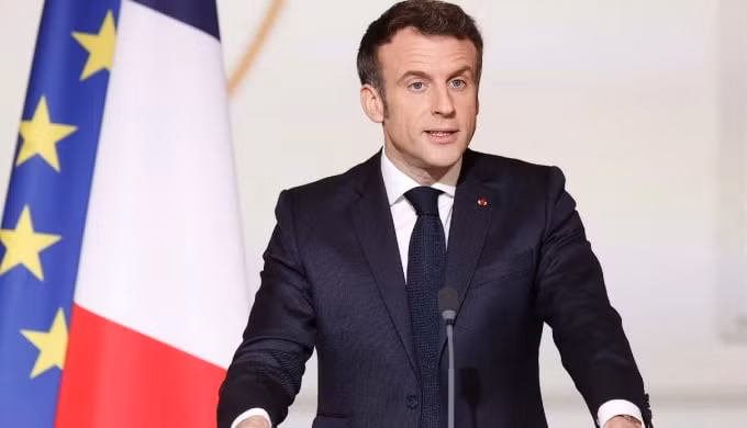 ong macron chinh thuc tai tranh cu tong thong phap hinh 1