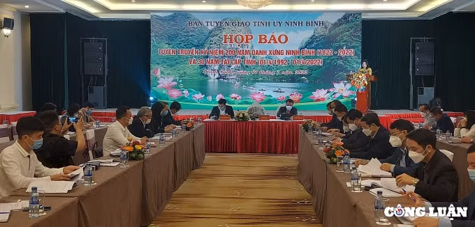 ninh binh cong bo chuong trinh ky niem 200 nam danh xung ninh binh va 30 nam tai lap tinh hinh 1