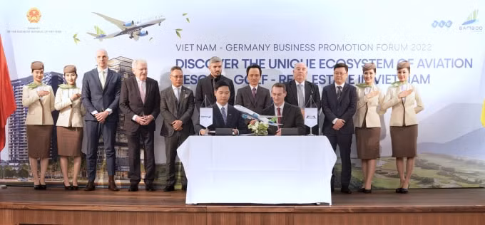 bamboo airways ky ket loat thoa thuan hop tac chien luoc trong dien dan xuc tien dau tu lon tai duc hinh 2