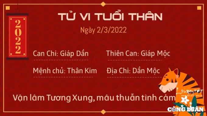 tu vi hom nay 2 3 2022 thu 4 ngay 30 1 am lich cua 12 con giap hinh 9