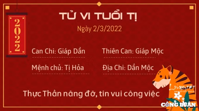 tu vi hom nay 2 3 2022 thu 4 ngay 30 1 am lich cua 12 con giap hinh 6