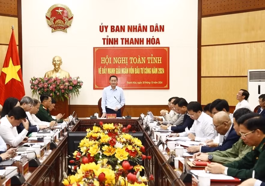 thanh hoa phat dong chien dich 60 ngay dem tang toc hoan thanh giai ngan von dau tu cong hinh 1