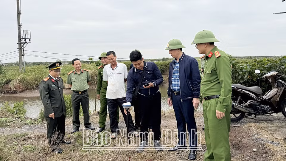 nam dinh hoan thanh do dac dat dot 3 tai khu vuc con xanh hinh 1