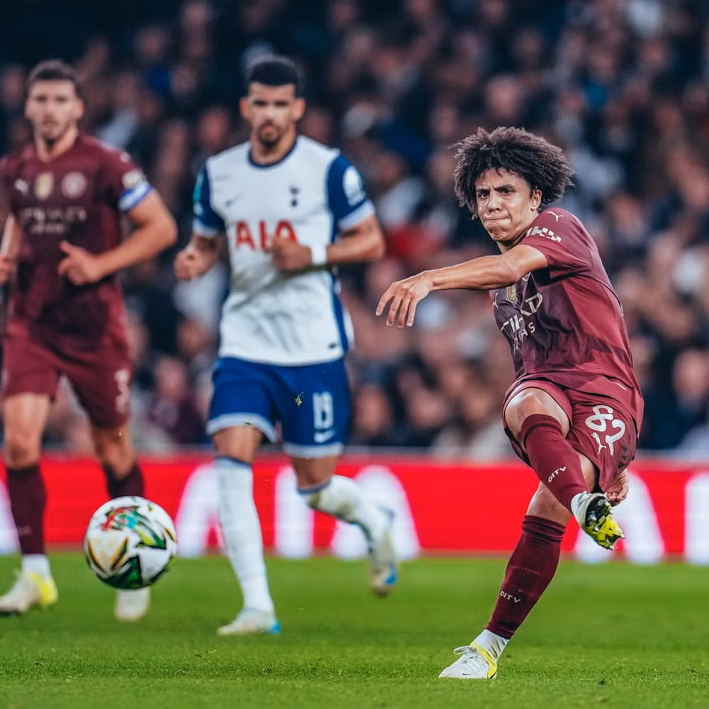 thua tottenham man city chia tay cup lien doan anh hinh 1