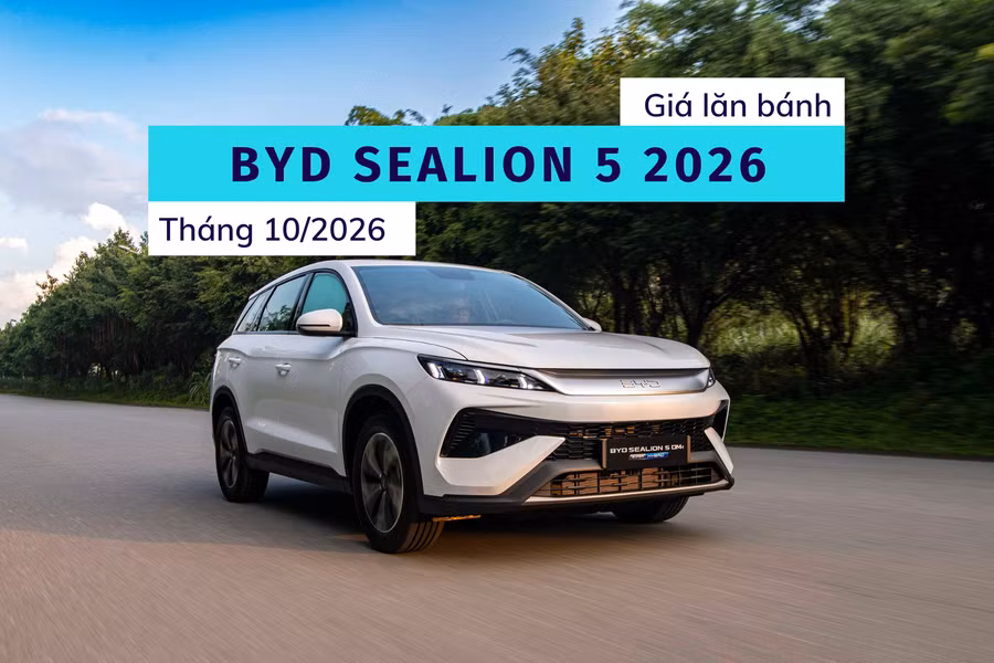 Giá lăn bánh và ưu đãi BYD Sealion 5 mới nhất tại Việt Nam