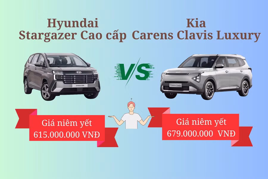 Giá cao hơn 64 triệu đồng, Kia Carens Clavis có gì để cạnh tranh Hyundai Stargazer 2026?