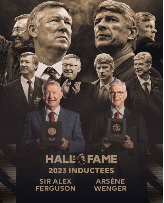 ngoai hang anh vinh danh 2 hlv huyen thoai alex ferguson va arsene wenger hinh 2
