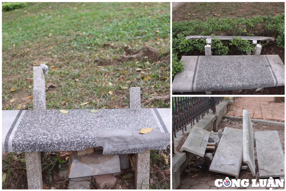 ha noi cong vien nghia do xuong cap via he bi chiem dung hinh 9
