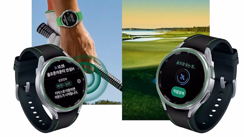 samsung galaxy watch 6 classic pxg edition dong ho thong minh danh rieng cho golf thu hinh 1