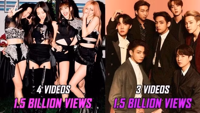 blackpink co 4 video vuot 15 ti view tren youtube hinh 1