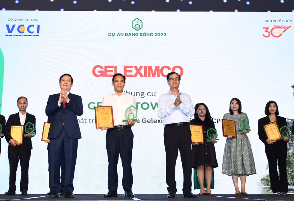 gemek tower ii duoc vinh danh du an dang song nam 2023 hinh 1