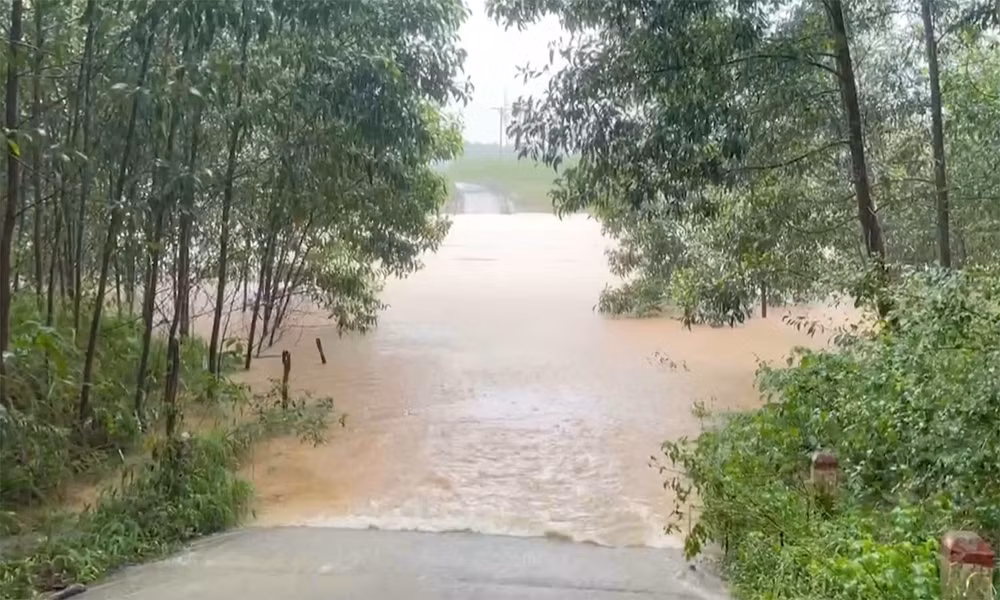 mua lon gay ngap lut chia cat gan 1000 ho dan hang tram nguoi phai so tan o quang binh hinh 1