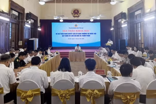 TAND Tối cao lấy ý kiến về chế độ bảo vệ thẩm phán