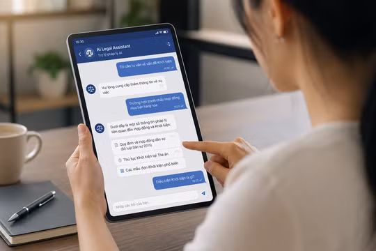 Dùng AI tư vấn luật: Công cụ hỗ trợ hay dịch vụ pháp lý?