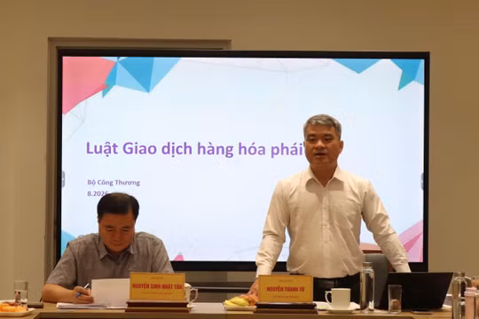 Đề xuất giao dịch hàng hóa phái sinh là ngành nghề có điều kiện