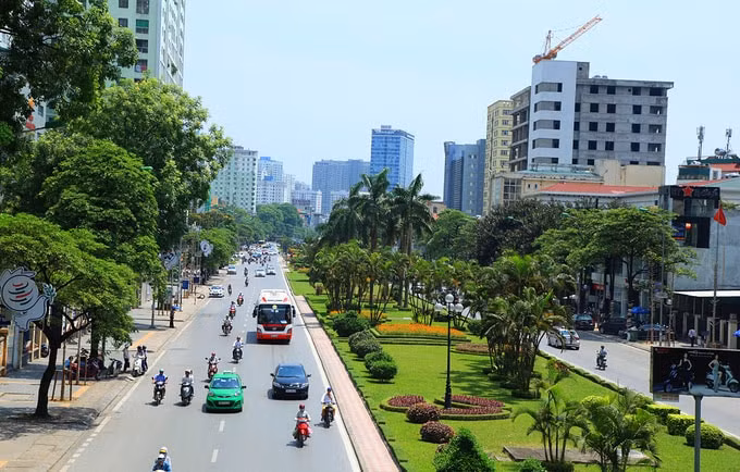 Chất lượng không khí Hà Nội ở mức tốt vào ngày cuối tuần. Ảnh: TL.