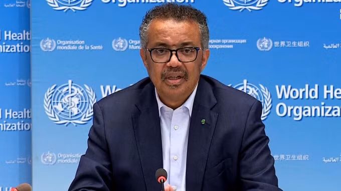 Tổng giám đốc Tổ chức Y tế thế giới Tedros Adhanom Ghebreyesus cảnh báo tình trạng lây nhiễm virus Corona đang tăng tốc trở lại - Ảnh: Reuters