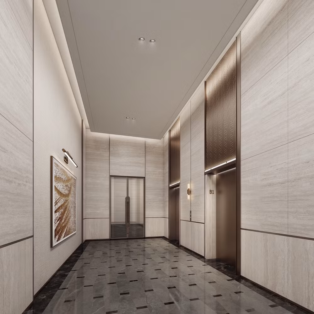 Thang máy riêng là một điểm cộng riêng tư cho gia chủ tại The Magnolia