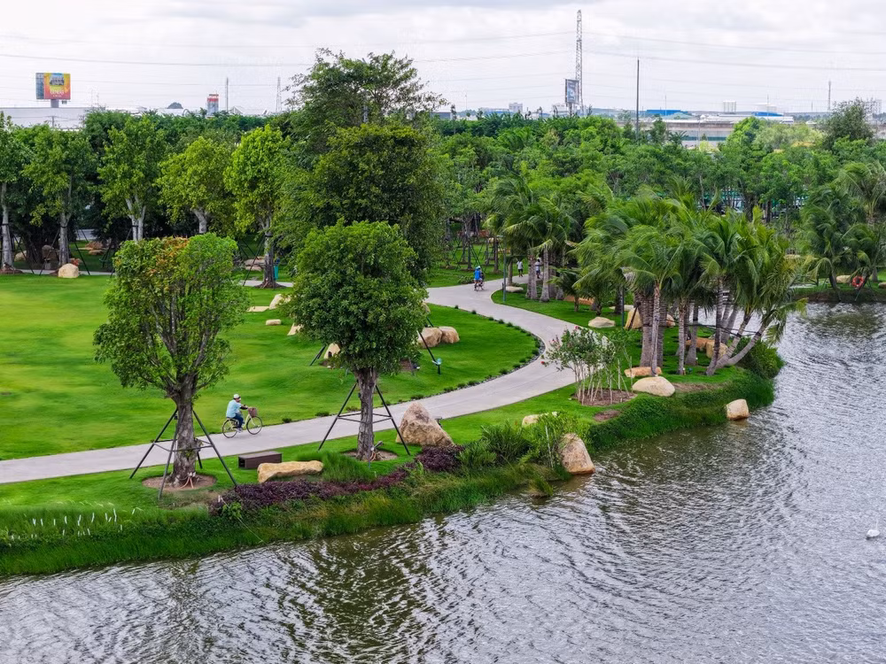 Cung đường dạo bộ trong lành khoáng đạt tại Eco Retreat.