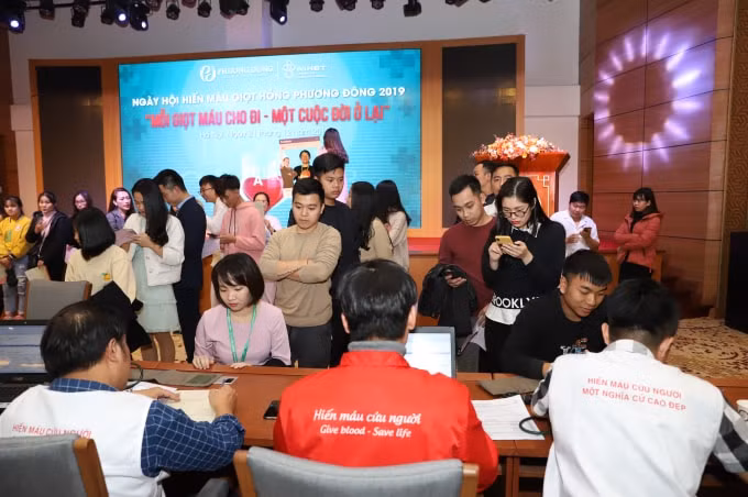 Hoạt động hiến máu tại BVĐK Phương Đông đã góp phần hỗ trợ công tác chữa bệnh, truyền máu của Viện Huyết học - Truyền máu TW dịp Tết Nguyên Đán 2020.