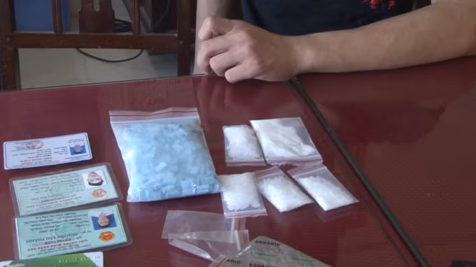 Tang vật thu giữ được.