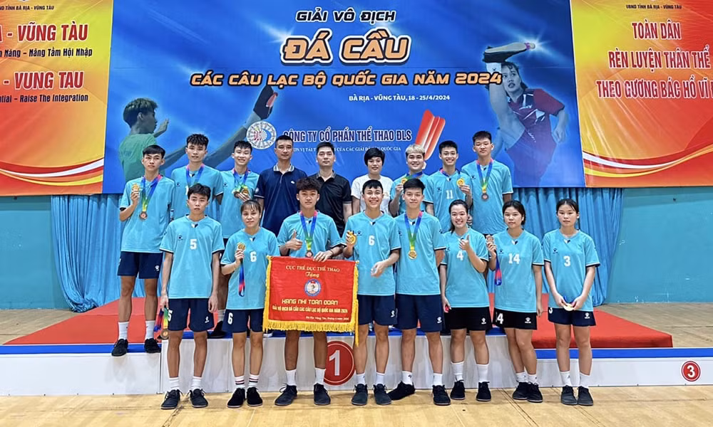 doan bac giang xep thu nhi tai giai vo dich da cau cac cau lac bo quoc gia hinh 1