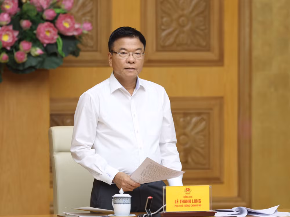Phó Thủ tướng Lê Thành Long chủ trì cuộc họp.