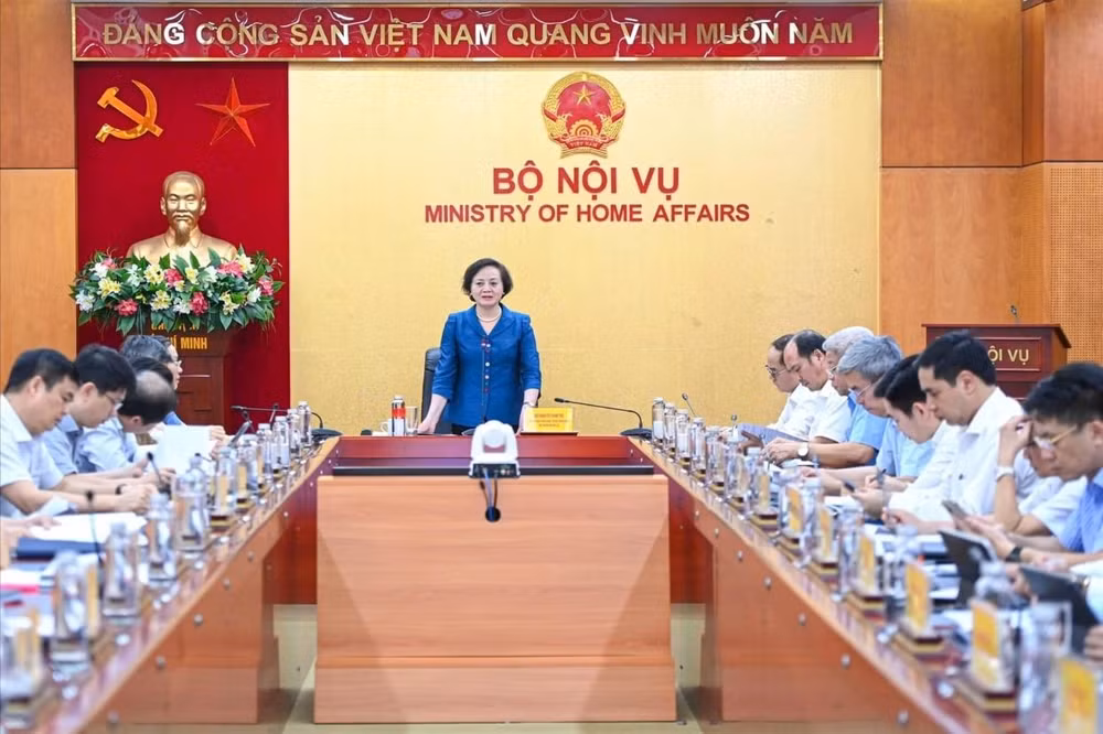 Bộ trưởng Bộ Nội vụ Phạm Thị Thanh Trà. (Ảnh DT)