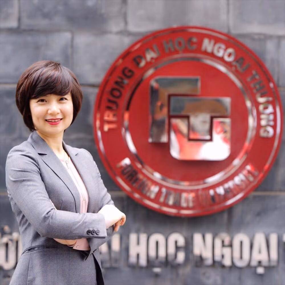 PGS.TS Phạm Thu Hương, tân Hiệu trưởng trường Đại học Ngoại thương.